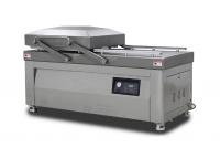 Напольная двухкамерная вакуум-упаковочная машина HVC-720S/2B-G SS (нерж., газ, электр. панель, 380В)