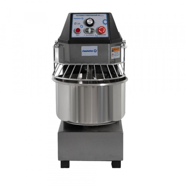 Тестомес спиральный HS-20A Foodatlas Eco 220В (графитовый)